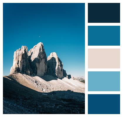 Dolomites Three Peaks Mountains Image